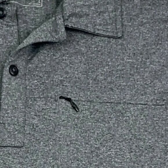 Eddie Bauer Free Dry Polo With Front Zippered Pocket Men's Size Large - Picture 2 of 7